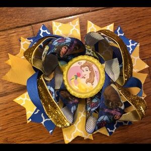 Princess Belle Disney Hair Bow